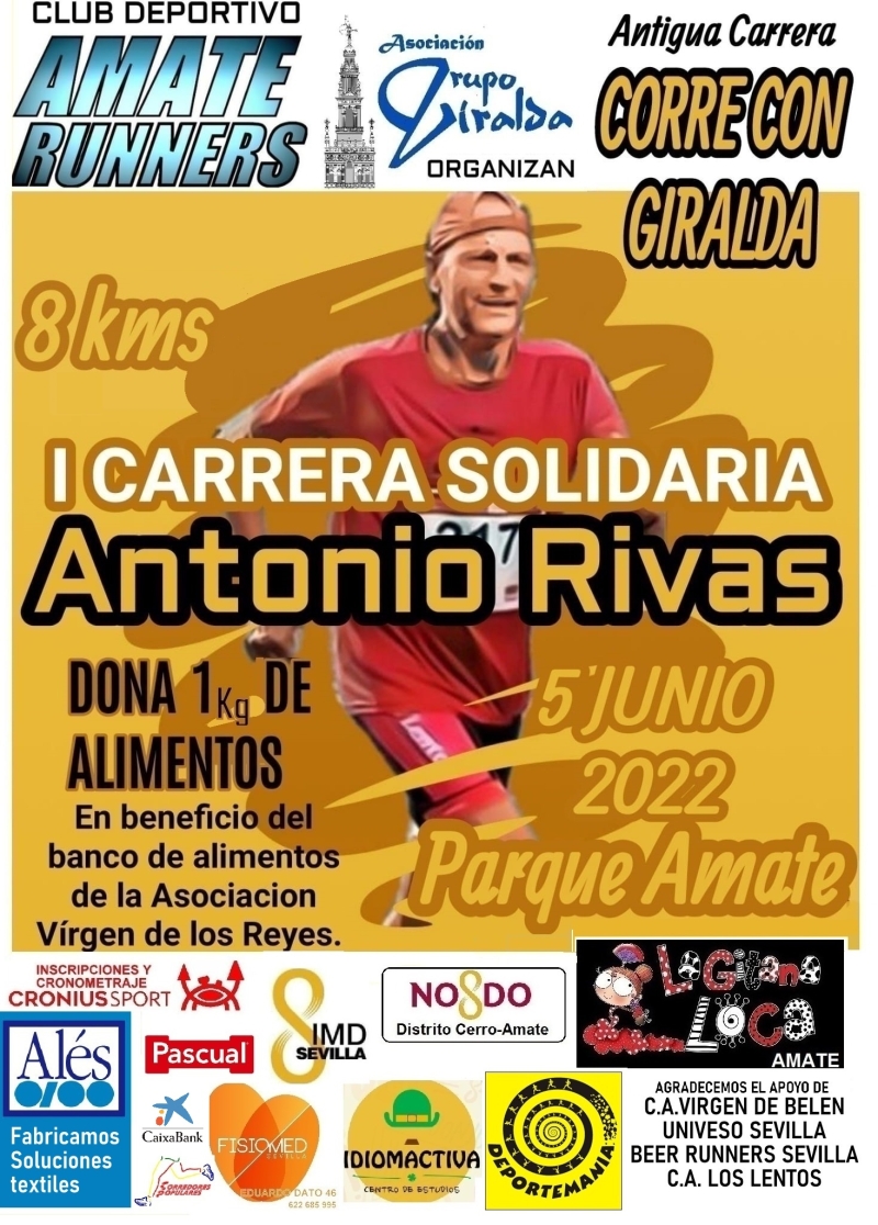 I CARRERA SOLIDARIA ANTONIO RIVAS - Inscríbete