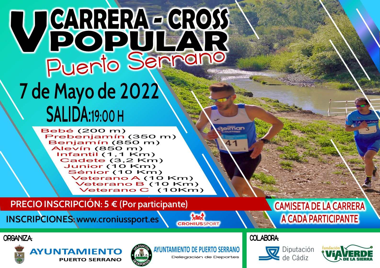 V CARRERA-CROSS POPULAR PUERTO SERRANO - Inscríbete