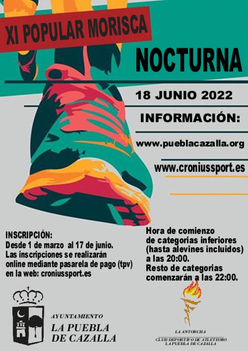 XI CARRERA POPULAR MORISCA - Register