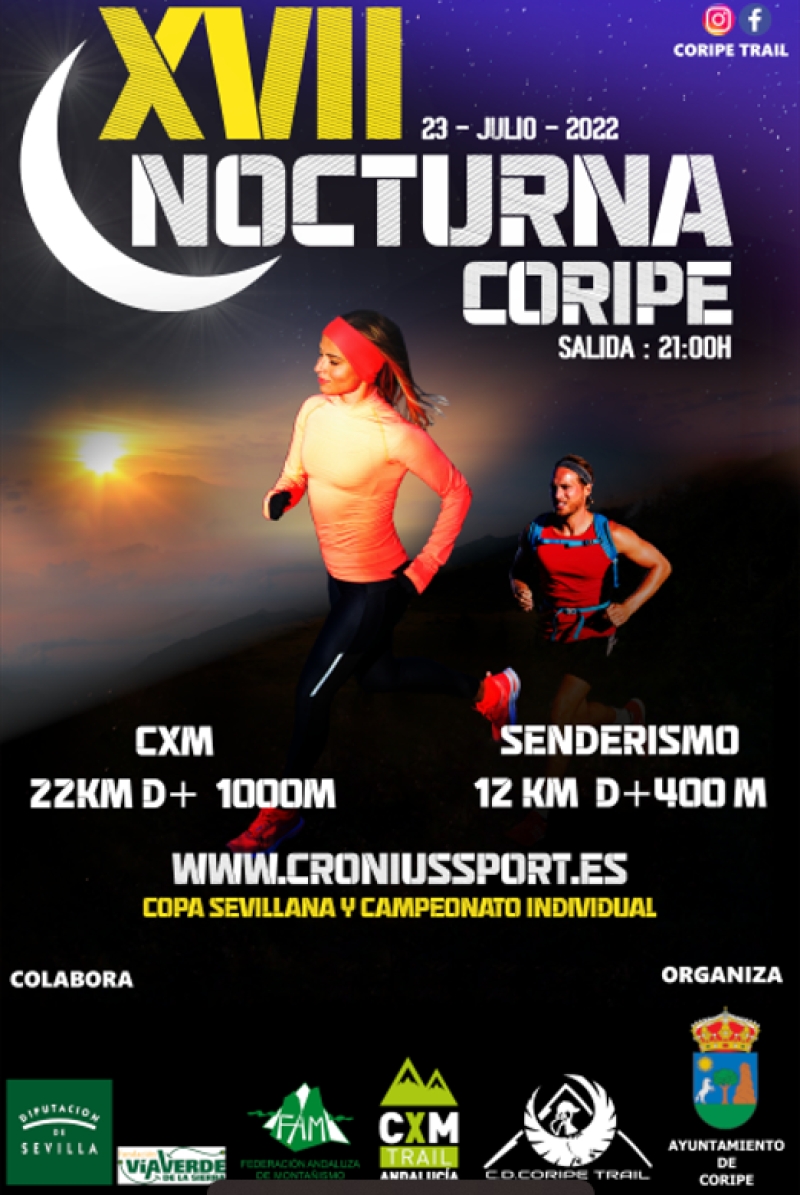 XVII NOCTURNA DE CORIPE - Inscríbete