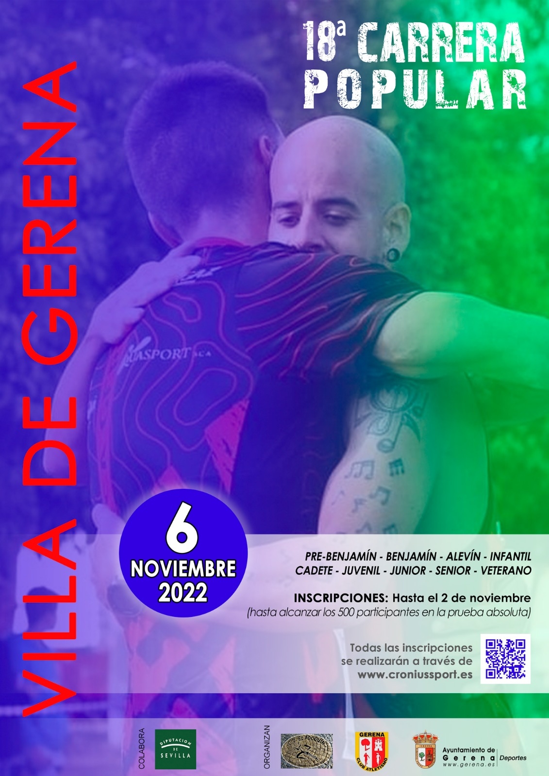 18º CARRERA POPULAR VILLA DE GERENA - Inskriba zaitez