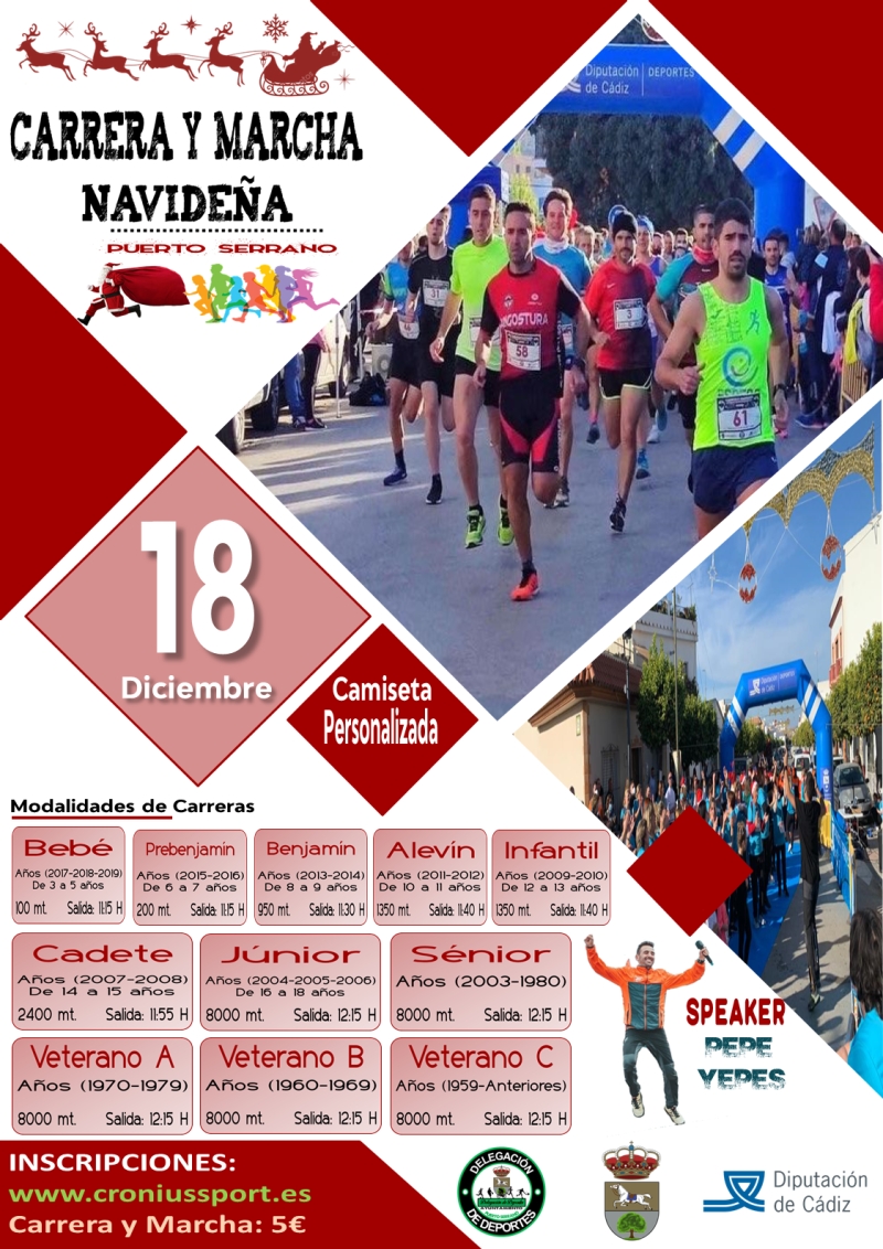 3ª CARRERA Y LA MARCHA NAVIDEÑA - Register