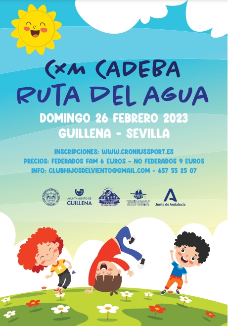 I CADEBA CXM RUTA DEL AGUA - Inscríbete