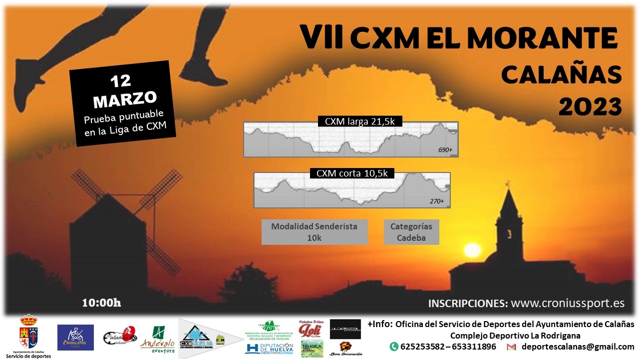 “VII CXM TRAIL EL MORANTE”- - Inscríbete