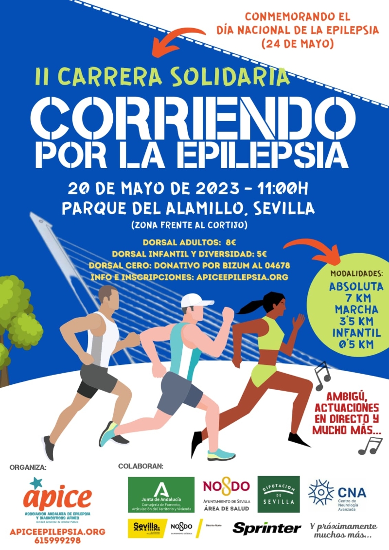 “II CARRERA SOLIDARIA CORRIENDO POR LA EPILEPSIA”. - Inscríbete