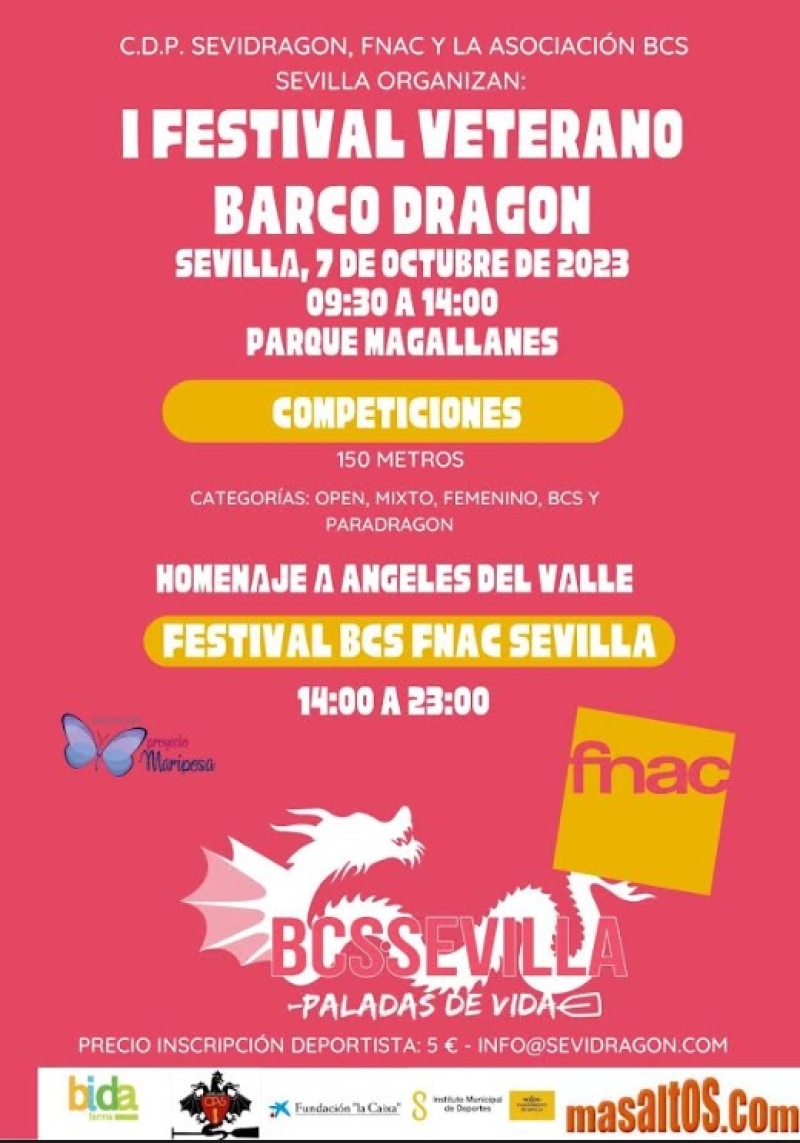 I FESTIVAL VETERANO BARCO DRAGON - Inscríbete