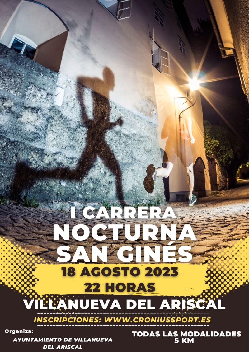 I CARRERA NOCTURNA SAN GINES. - Inscríbete