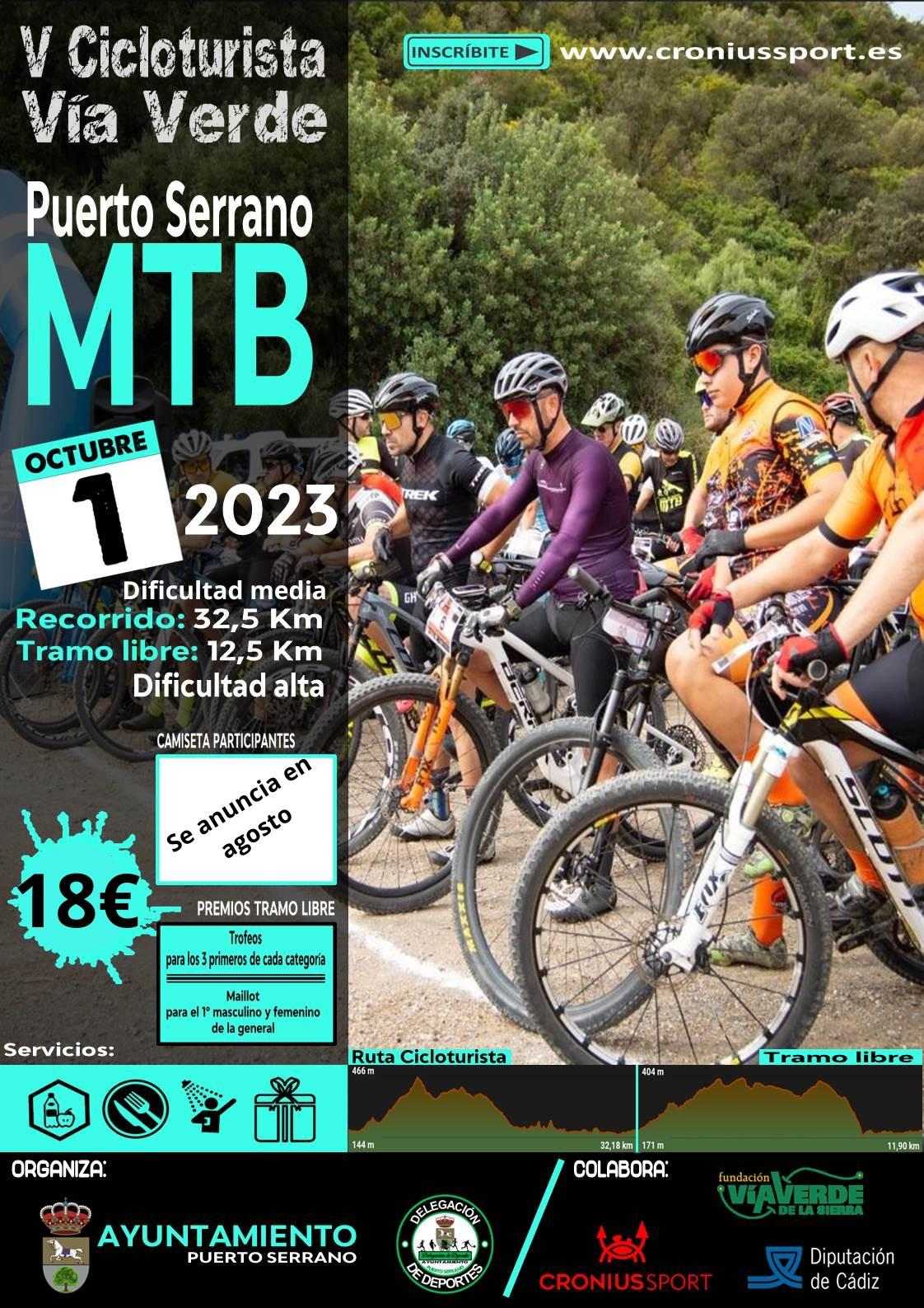 V CICLOTURISTA VIA VERDE DE LA SIERRA - Register