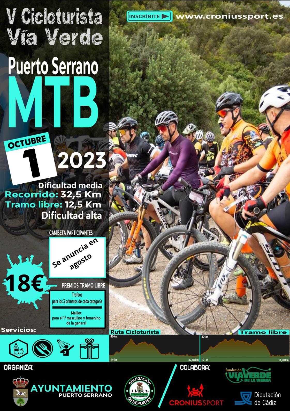 V CICLOTURISTA VIA VERDE DE LA SIERRA - Inscríbete