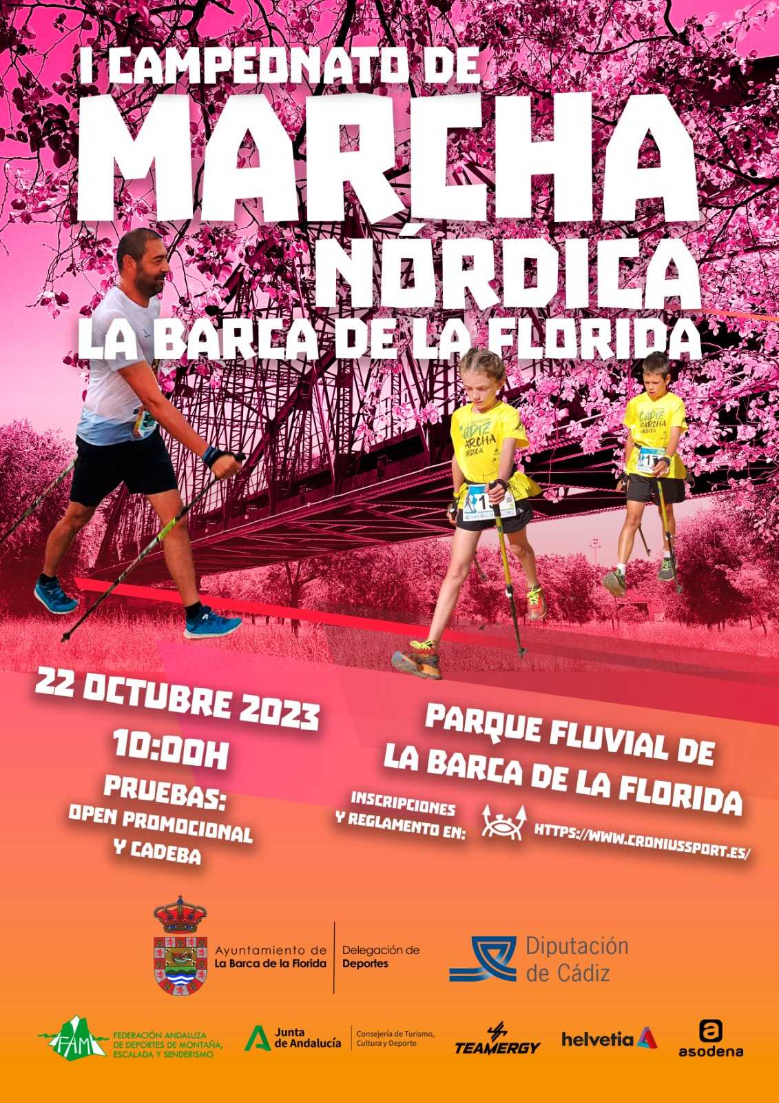 I CAMPEONATO DE MARCHA NÓRDICA “LA BARCA DE LA FLORIDA” - Inscríbete