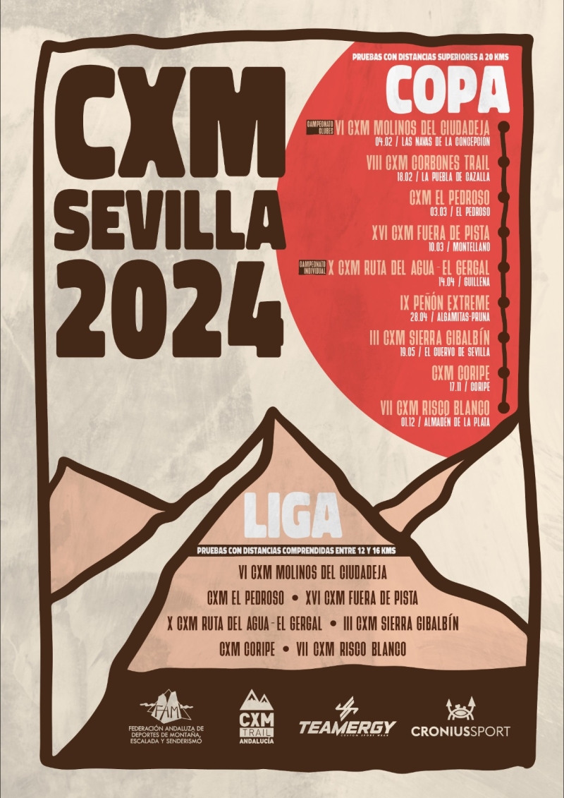 COPA Y LIGA SEVILLANA CXM 2024 - Inscrivez-vous