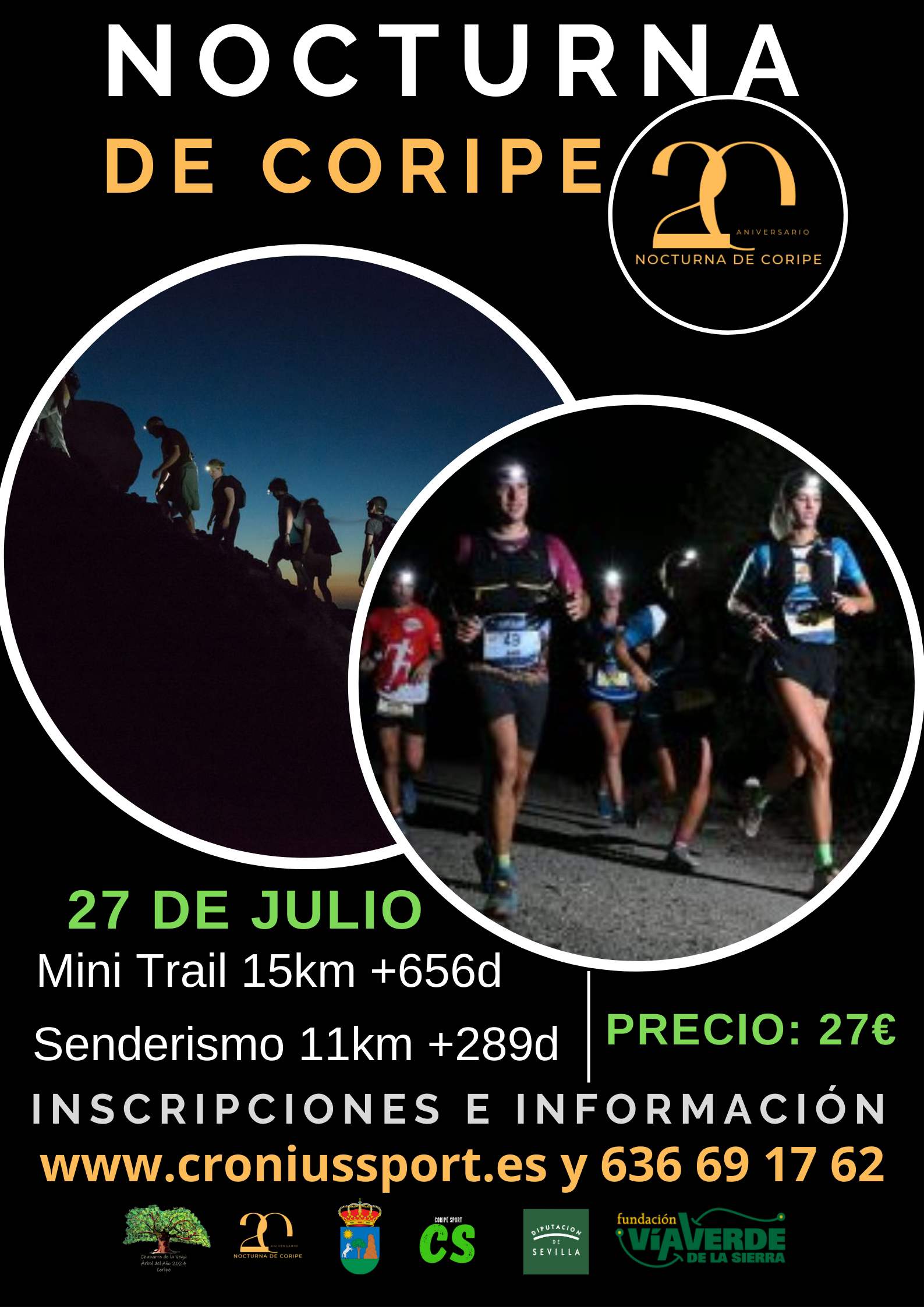 XX NOCTURNA DE CORIPE - Inskriba zaitez