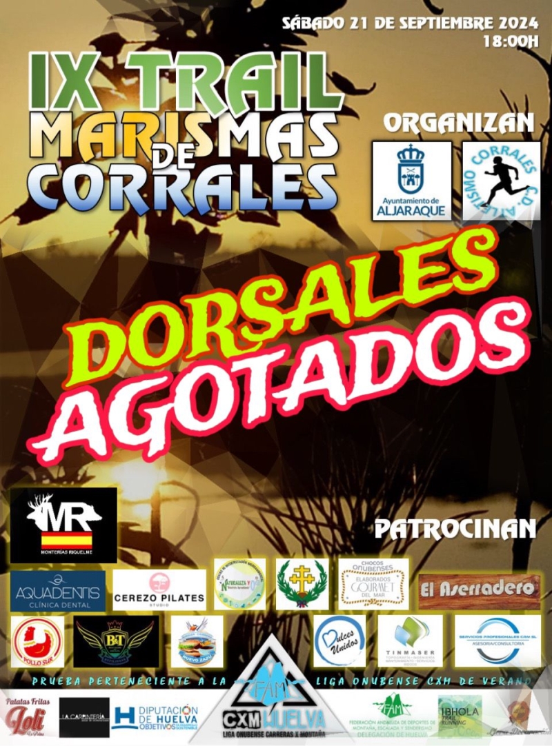 IX TRAIL CXM MARISMAS DE CORRALES - Inscríbete