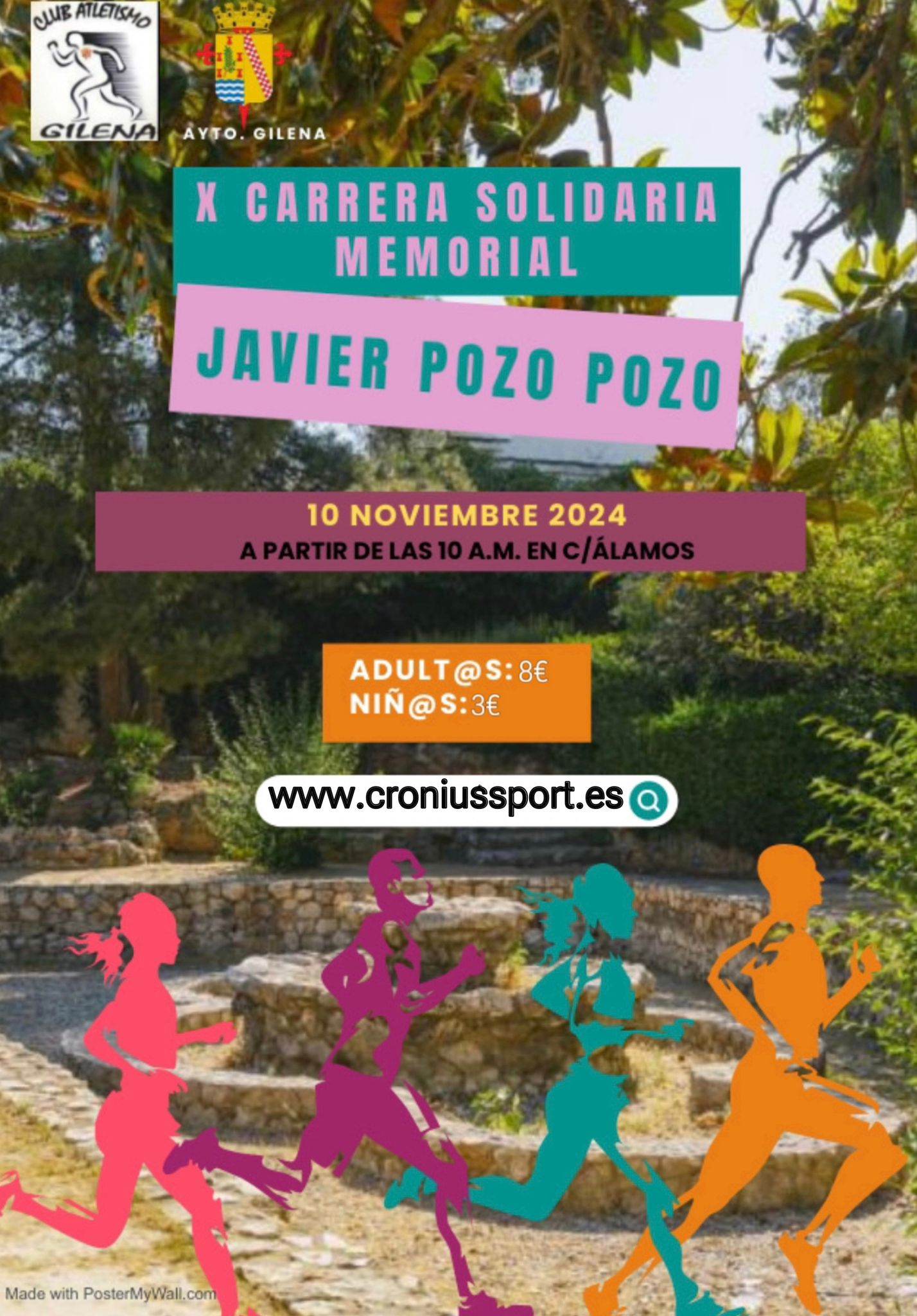 X CARRERA SOLIDARIA MEMORIAL JAVIER POZO POZO - Inscríbete