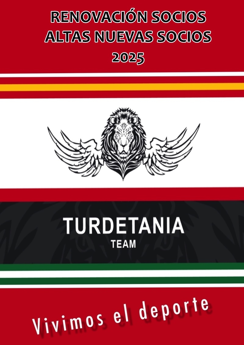 RENOVACIÓN CUOTAS 2025 TURDETANIA TEAM - Inscríbete