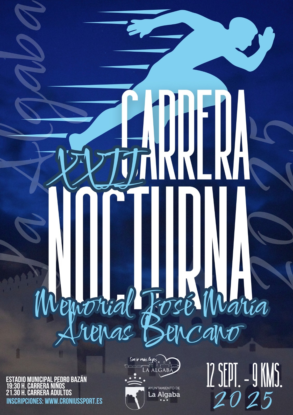 XXII  CARRERA NOCTURNA DE LA ALGABA - Prijava