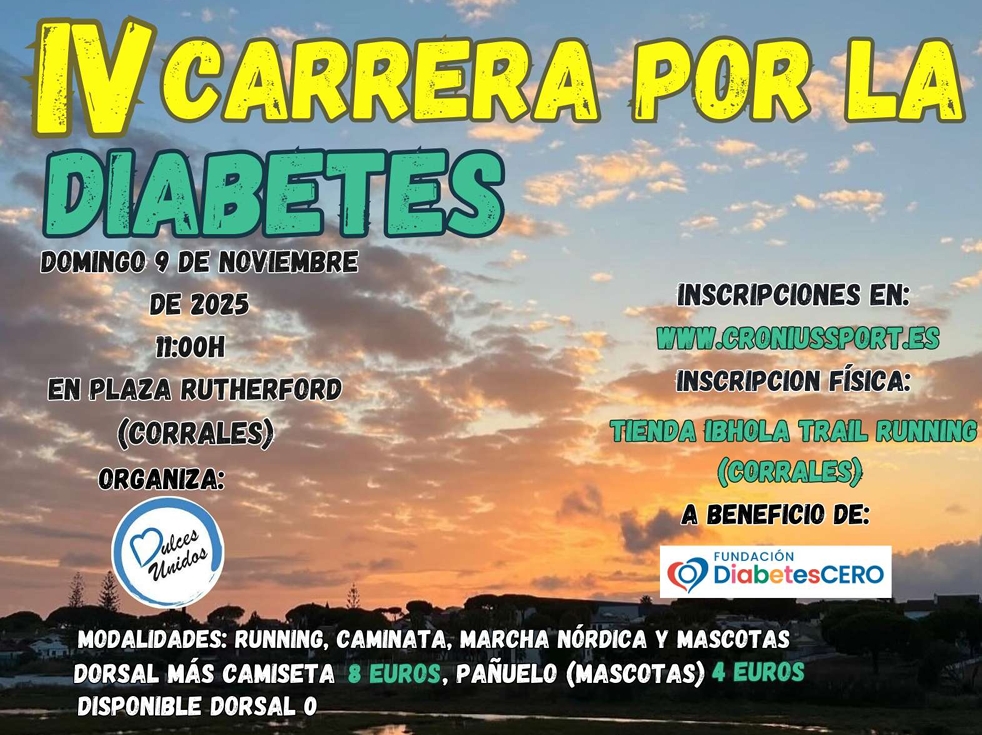 IV CARRERA SOLIDARIA POR LA DIABETES - Inscríbete