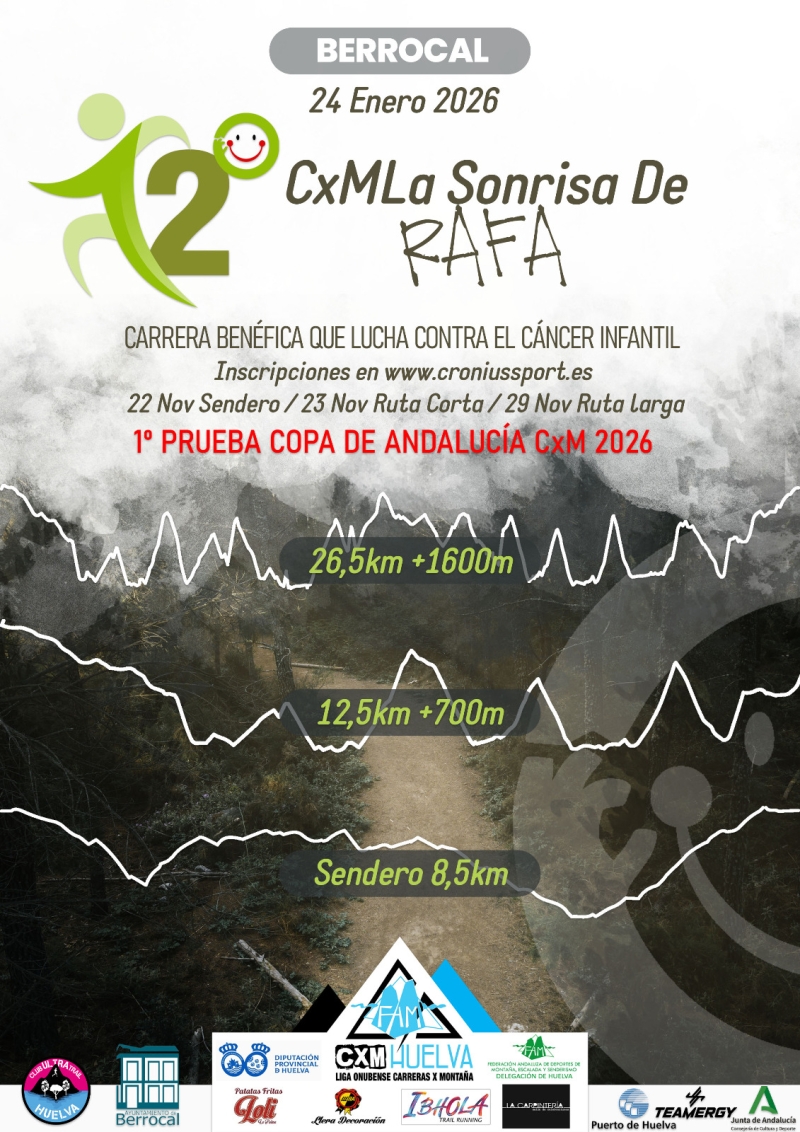 XII CXM LA SONRISA DE RAFA - Inscríbete