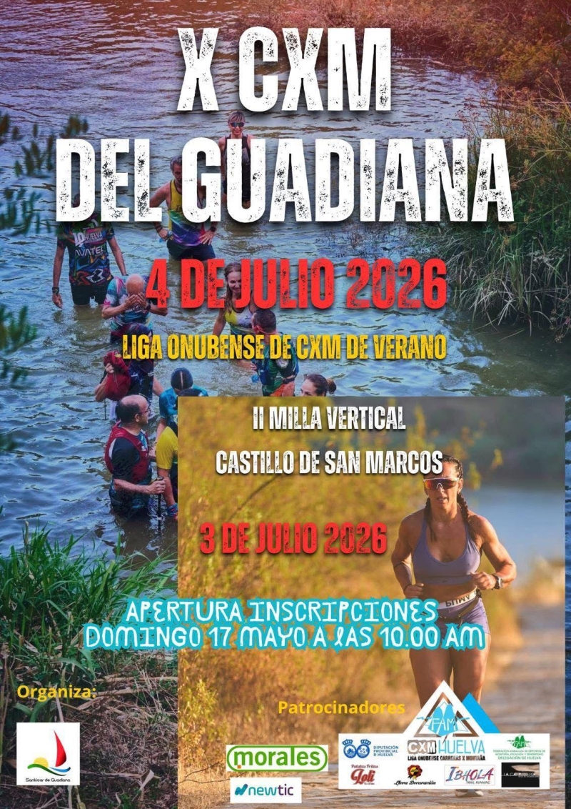 X CXM DEL GUADIANA - Inscríbete