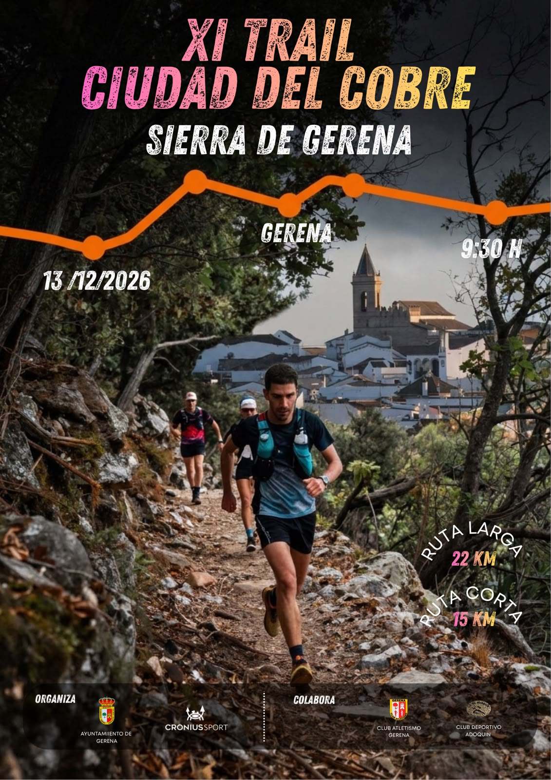 TRAIL CIUDAD DEL COBRE SIERRA DE GERENA - Inscríbete