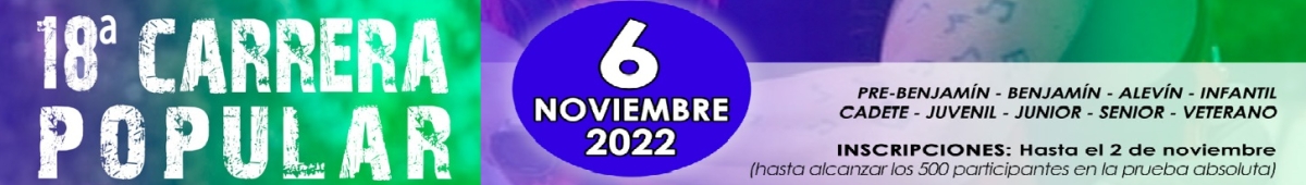 Resultados  - 18º CARRERA POPULAR VILLA DE GERENA