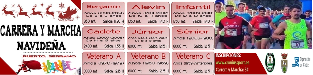 Resultados  - 3ª CARRERA Y LA MARCHA NAVIDEÑA