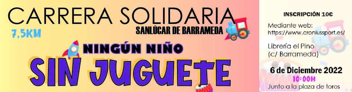 Clasificaciones  - CARRERA SOLIDARIA NINGUN NIÑO SIN JUGUETE