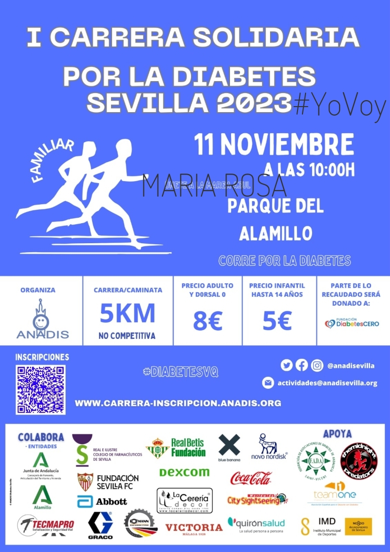 #YoVoy - MARIA ROSA (I CARRERA SOLIDARIA POR LA DIABETES EN SEVILLA)