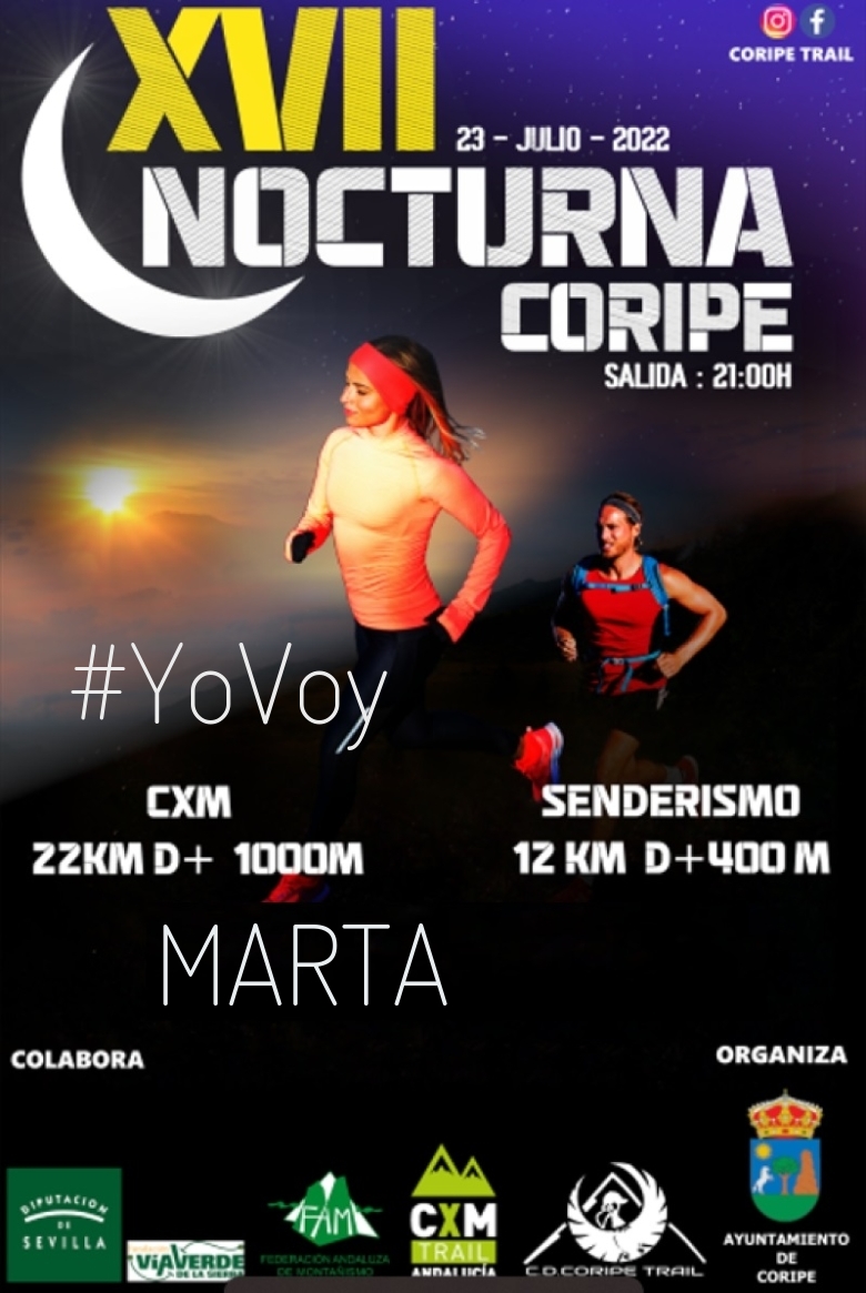 #YoVoy - MARTA (XVII NOCTURNA DE CORIPE)