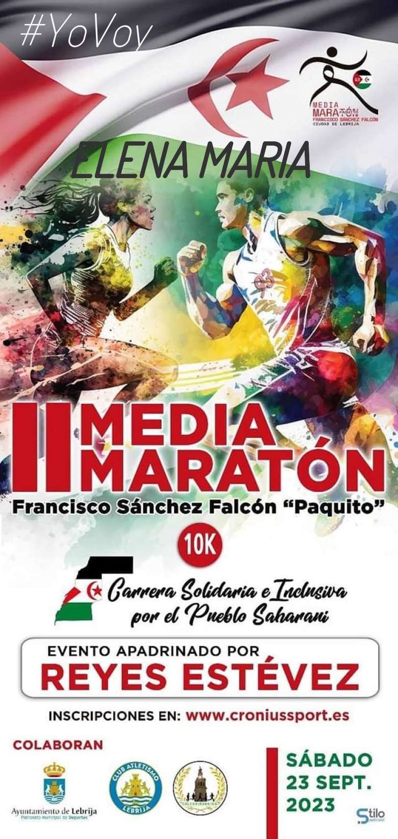 #ImGoing - ELENA MARIA (II MEDIA MARATON FRANCISCO SANCHEZ FALCON)