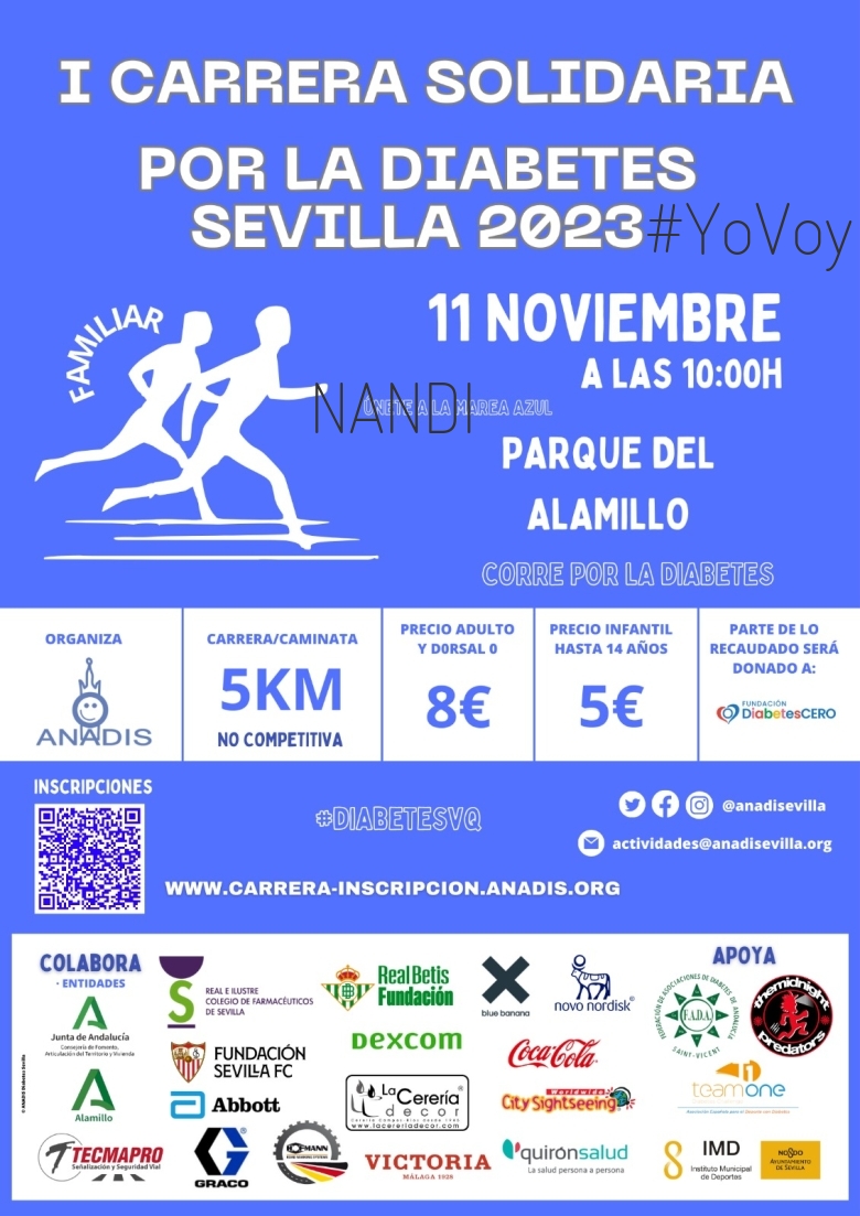 #YoVoy - NANDI (I CARRERA SOLIDARIA POR LA DIABETES EN SEVILLA)