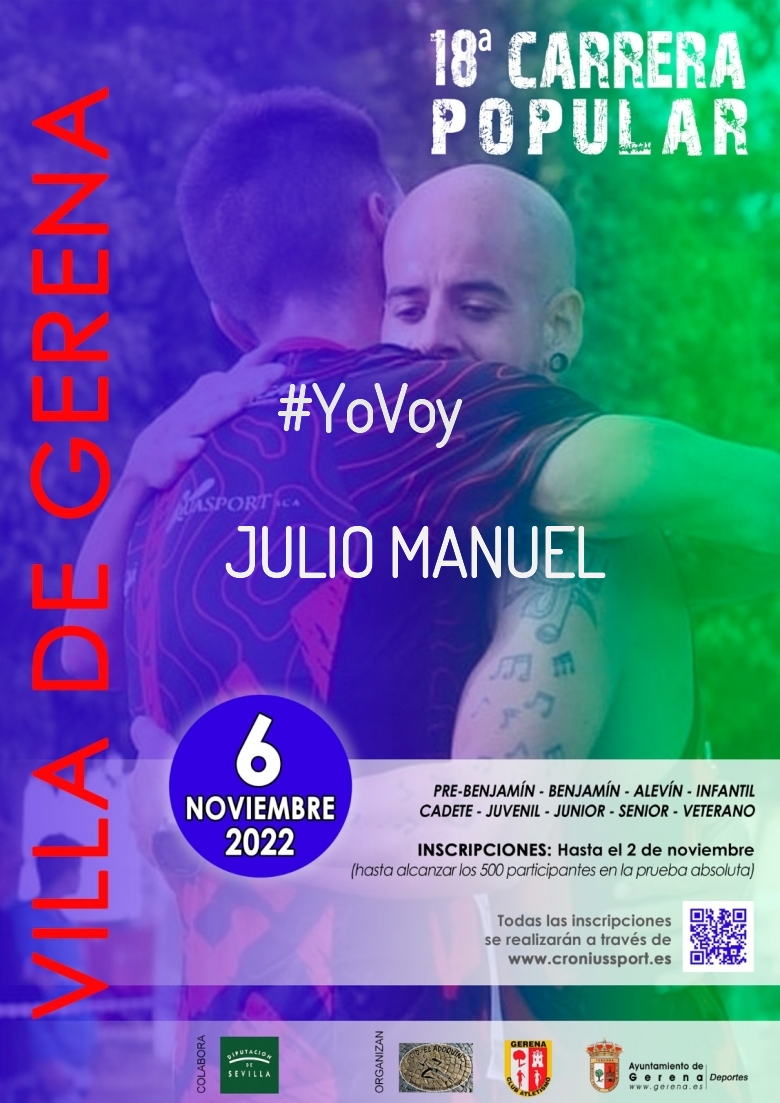 #YoVoy - JULIO MANUEL (18º CARRERA POPULAR VILLA DE GERENA)