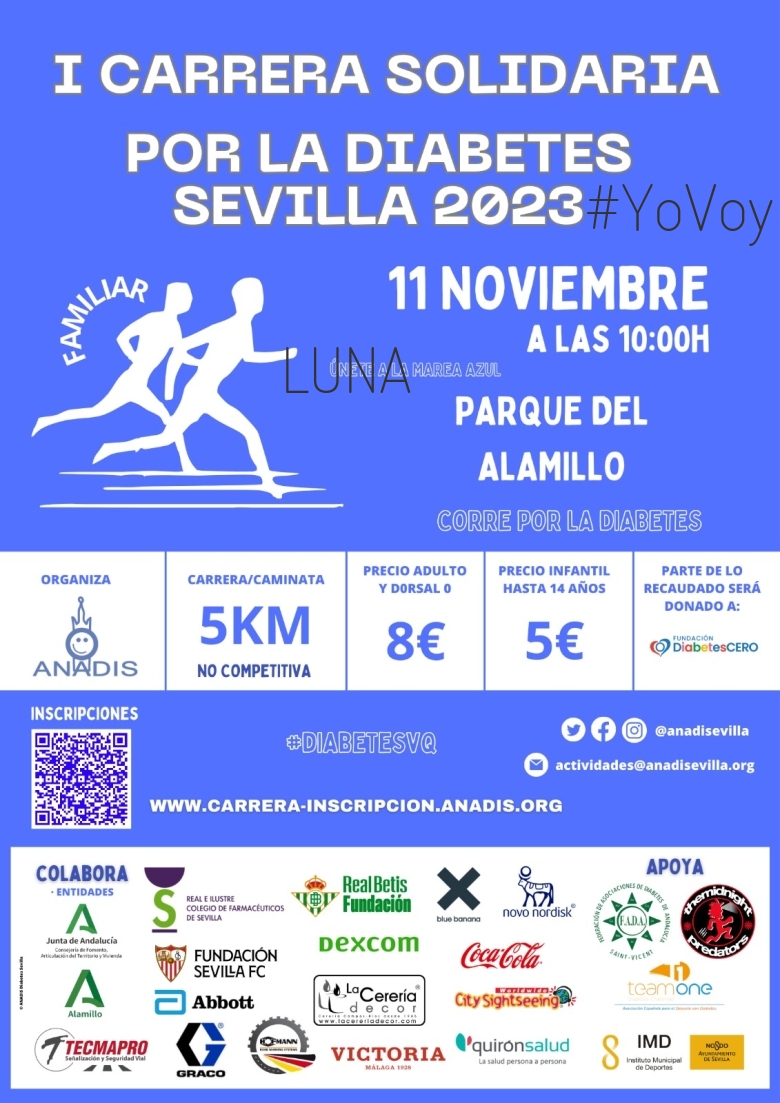 #YoVoy - LUNA (I CARRERA SOLIDARIA POR LA DIABETES EN SEVILLA)