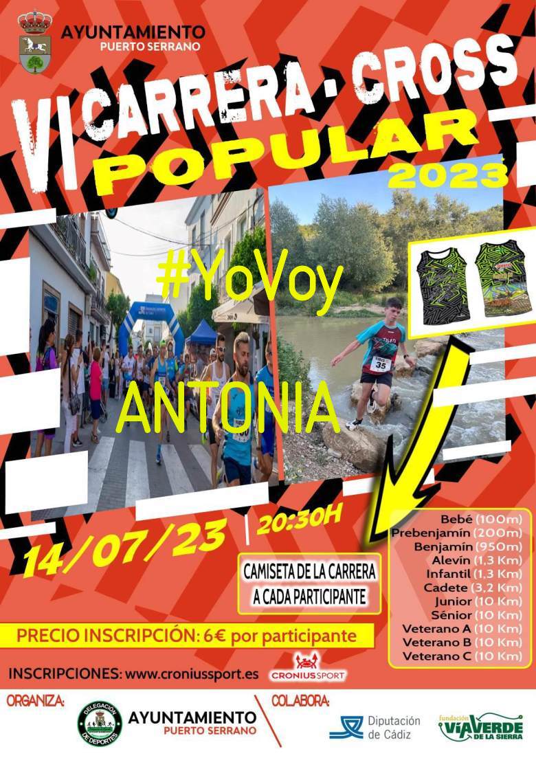 #YoVoy - ANTONIA (6ª CARRERA-CROSS POPULAR PUERTO SERRANO)