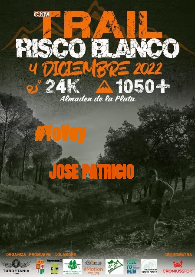 #EuVou - JOSE PATRICIO (CXM TRAIL RISCO BLANCO)