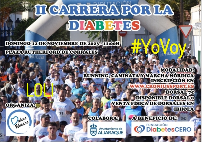 #EuVou - LOLI (II CARRERA SOLIDARIA POR LA  DIABETES)