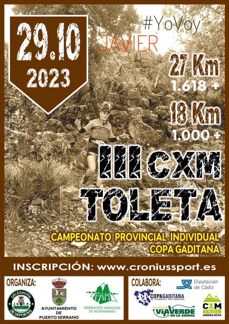 #YoVoy - JAVIER (“III CXM  TOLETA”)