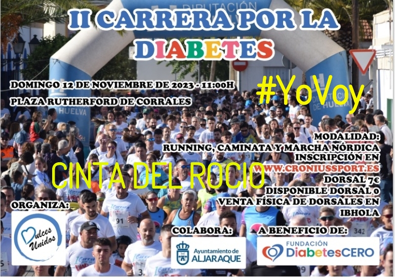 #YoVoy - CINTA DEL ROCIO (II CARRERA SOLIDARIA POR LA  DIABETES)