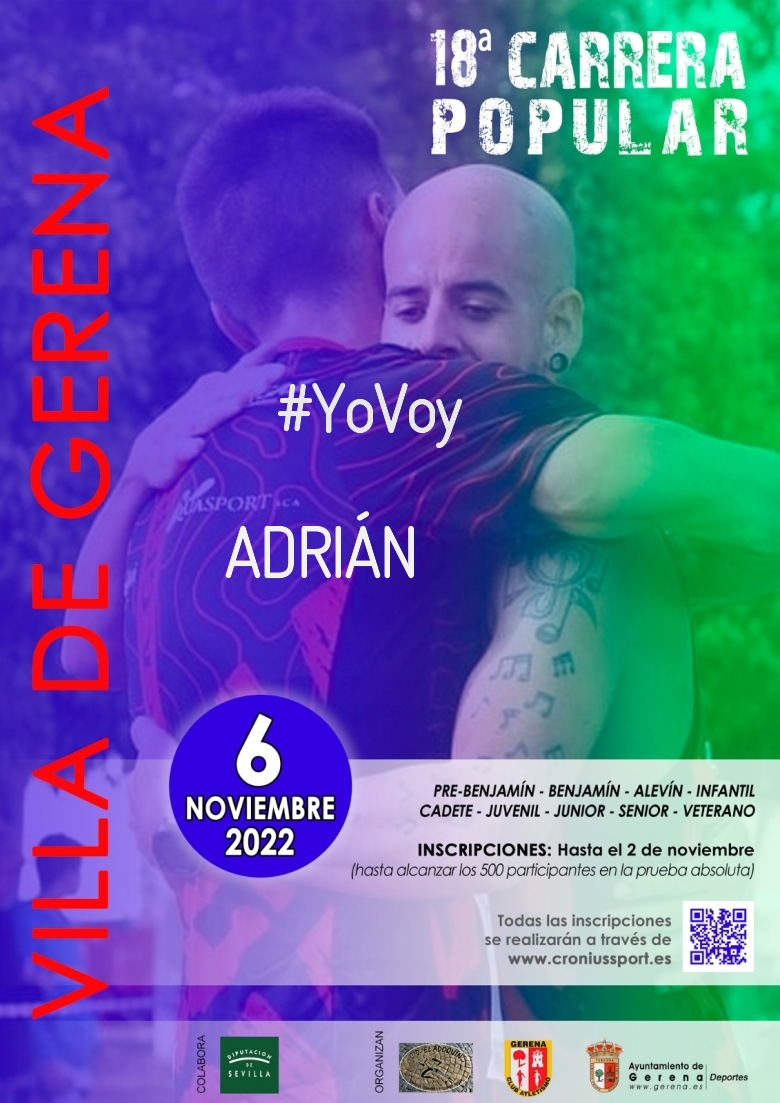 #YoVoy - ADRIÁN  (18º CARRERA POPULAR VILLA DE GERENA)