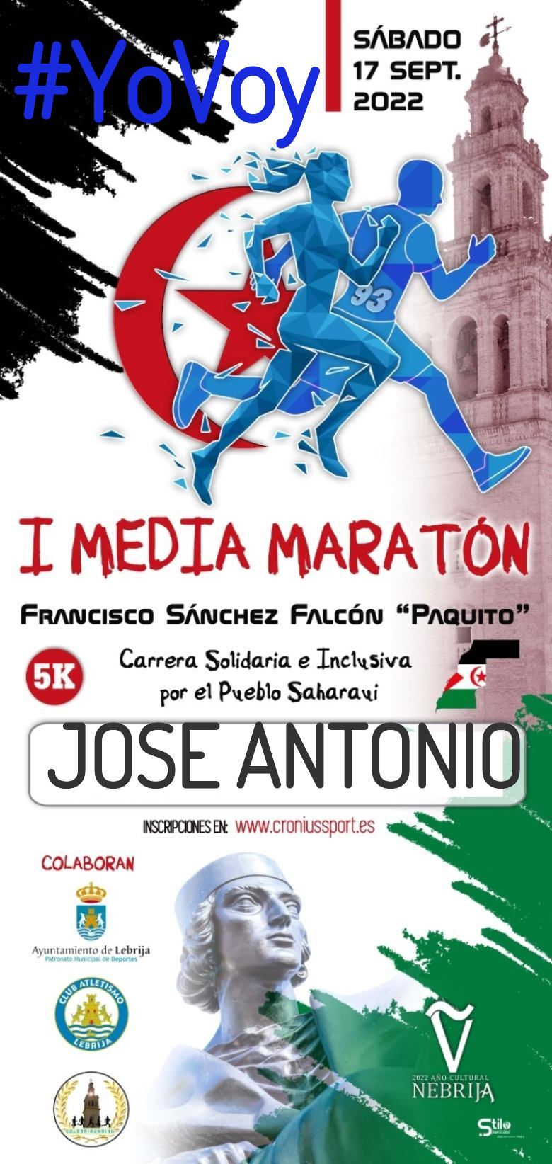 #YoVoy - JOSE ANTONIO (I MEDIA MARATÓN FRANCISCO SÁNCHEZ FALCÓN “PAQUITO”)