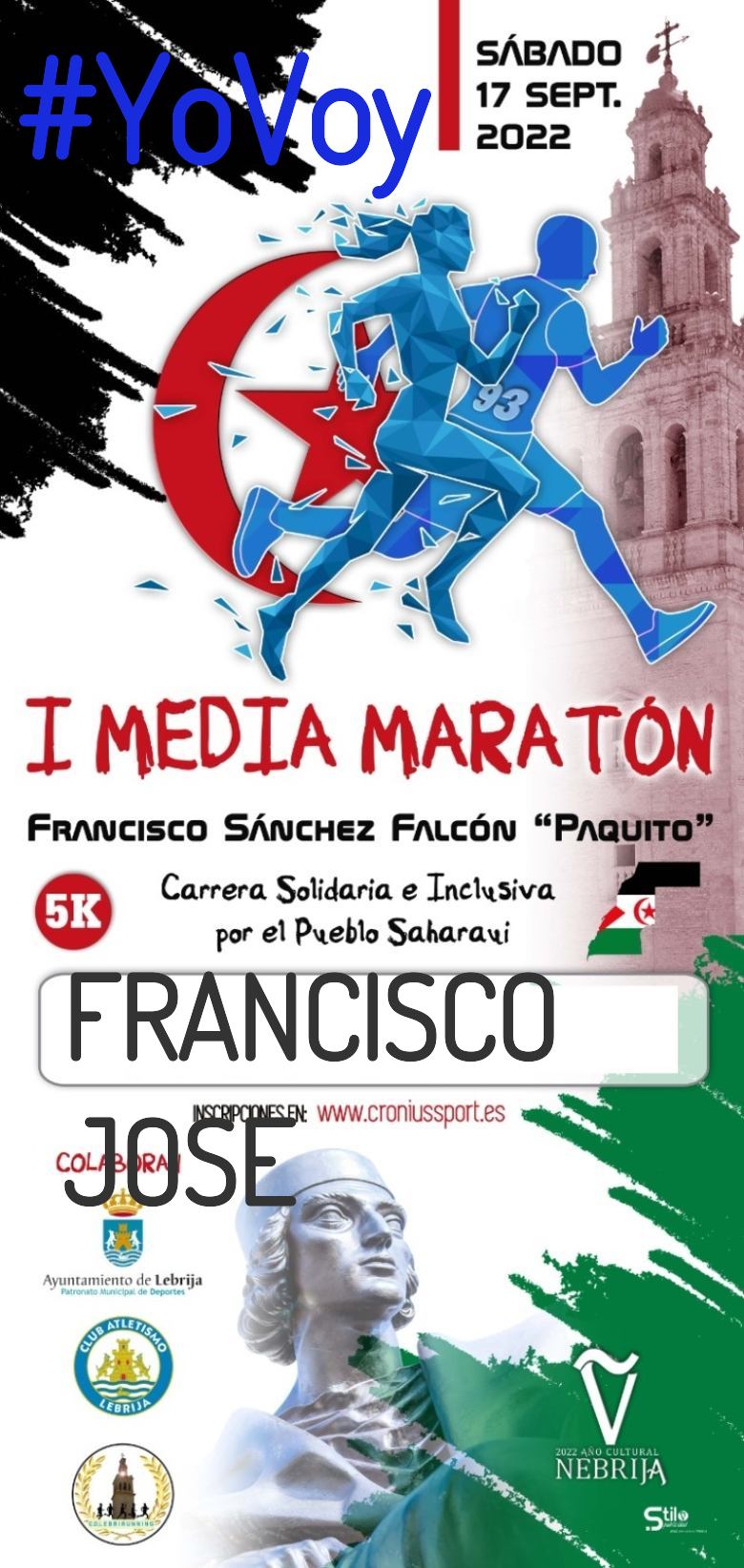 #JoHiVaig - FRANCISCO JOSE (I MEDIA MARATÓN FRANCISCO SÁNCHEZ FALCÓN “PAQUITO”)