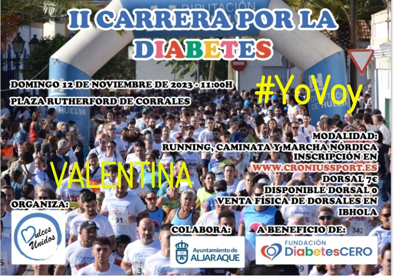 #Ni banoa - VALENTINA (II CARRERA SOLIDARIA POR LA  DIABETES)