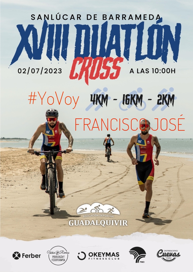 #YoVoy - FRANCISCO JOSÉ (XVIII DUATLON CROSS SANLUCAR DE BARRAMEDA)