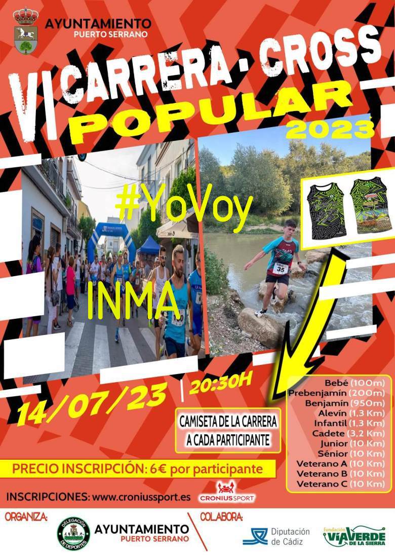 #YoVoy - INMA (6ª CARRERA-CROSS POPULAR PUERTO SERRANO)