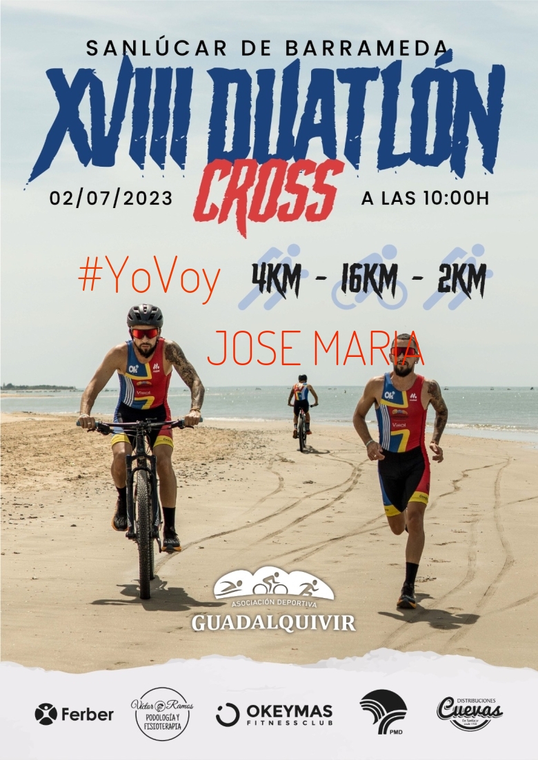 #YoVoy - JOSE MARIA (XVIII DUATLON CROSS SANLUCAR DE BARRAMEDA)