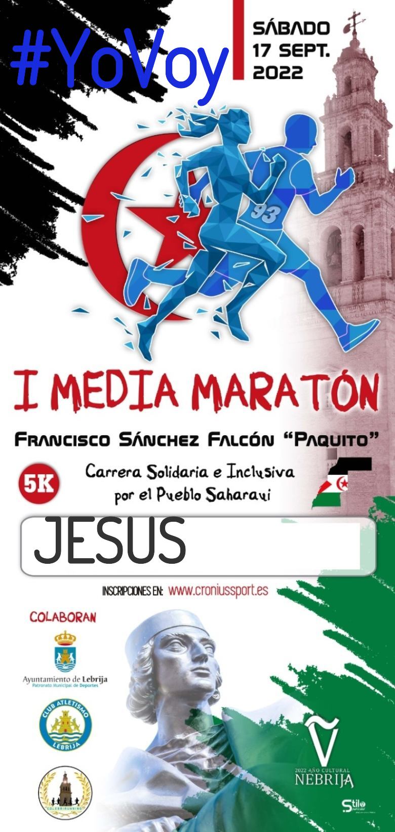 #YoVoy - JESUS (I MEDIA MARATÓN FRANCISCO SÁNCHEZ FALCÓN “PAQUITO”)