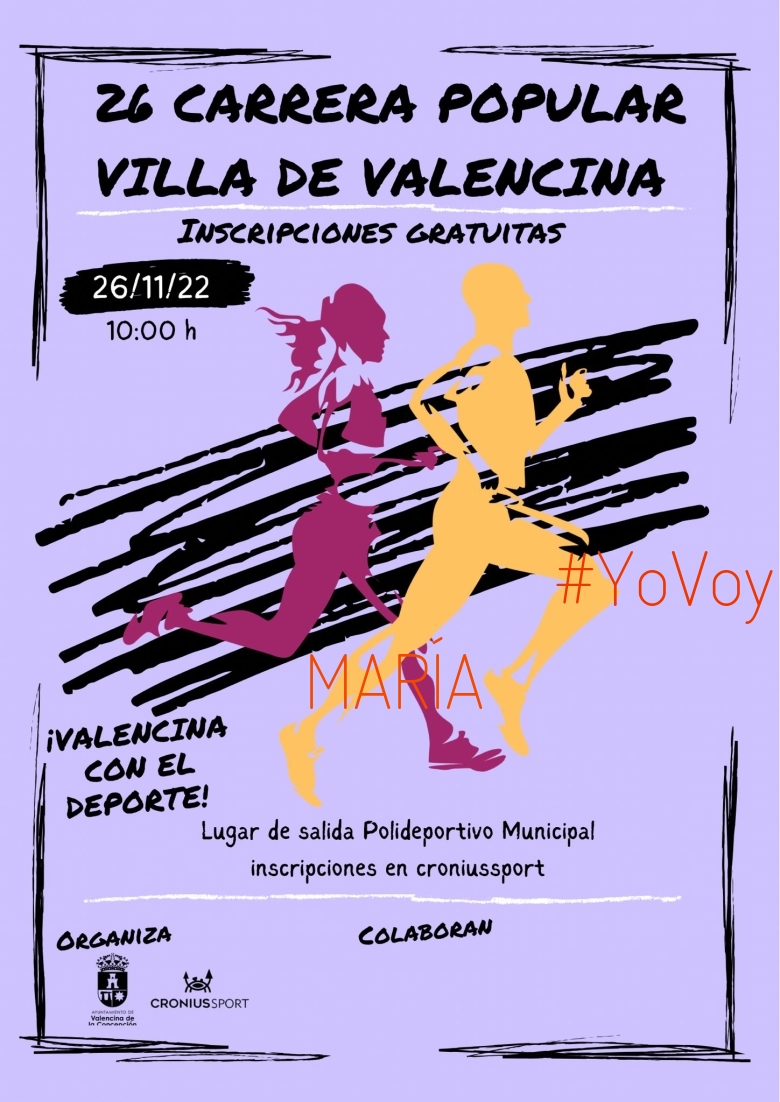 #YoVoy - MARÍA (26 CARRERA POPULAR VILLA DE VALENCINA DE LA CONCEPCION)