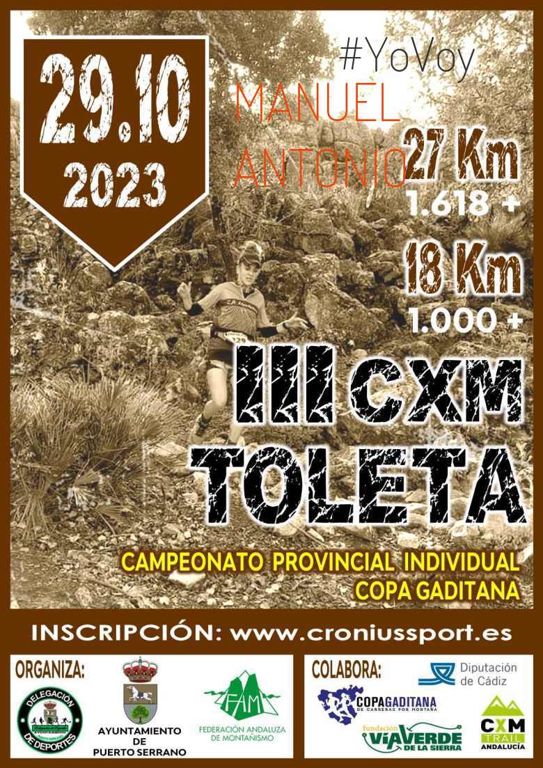 #YoVoy - MANUEL ANTONIO (“III CXM  TOLETA”)