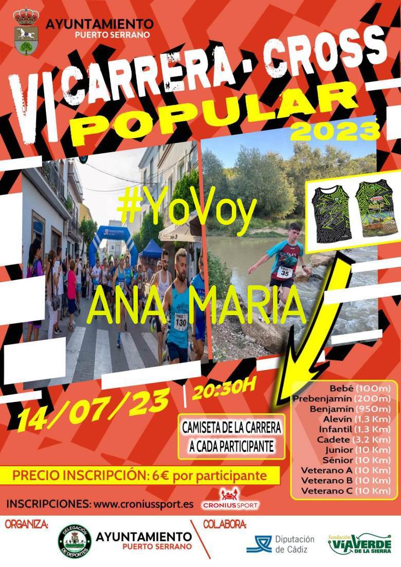 #YoVoy - ANA  MARIA (6ª CARRERA-CROSS POPULAR PUERTO SERRANO)