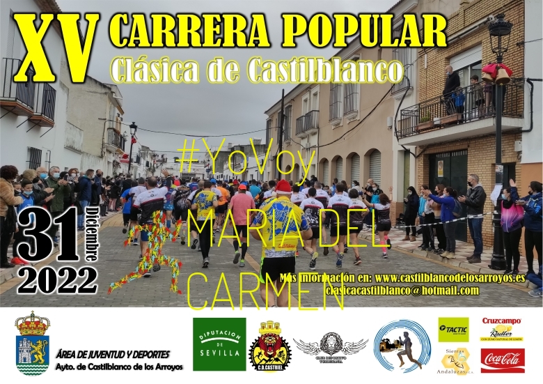 #YoVoy - MARÍA DEL CARMEN (XV CARRERA POPULAR CLÁSICA DE CASTILBLANCO)